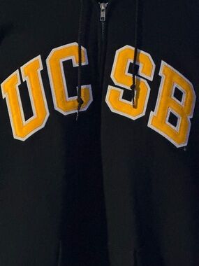 Champion UCSB Navy Blue Full Zip Hoodie Size XXL